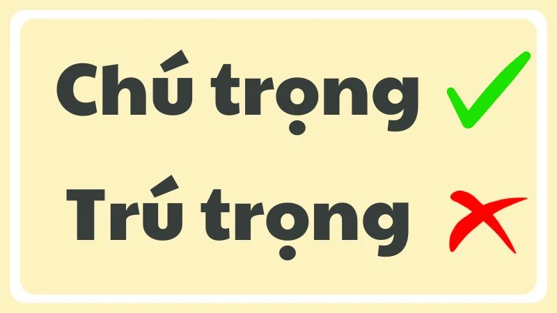 Hình minh họa từ đúng chính tả