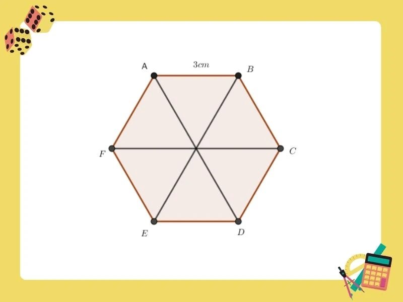 Công thức tính chu vi lục giác