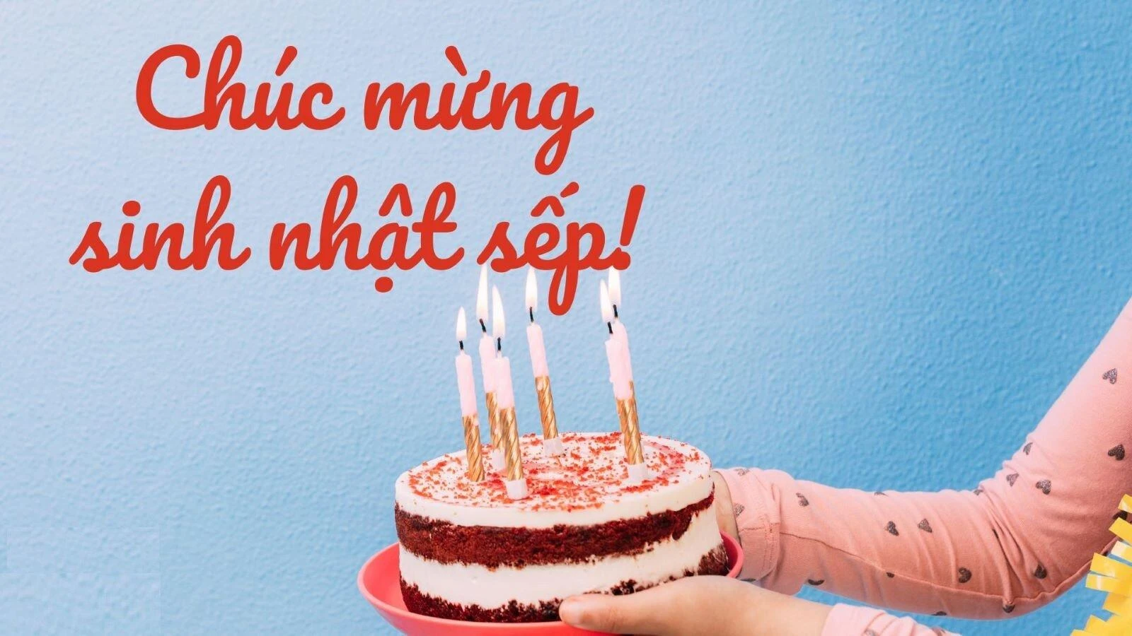 Chúc mừng sinh nhật sếp - hình ảnh vui vẻ