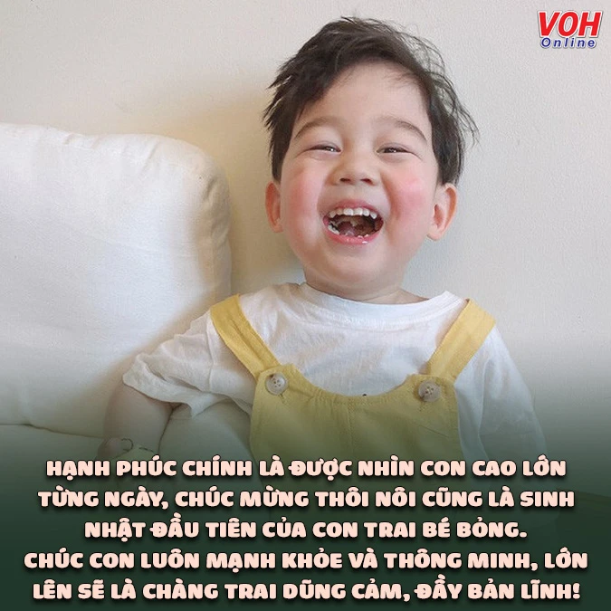 Lời chúc thôi nôi bé trai