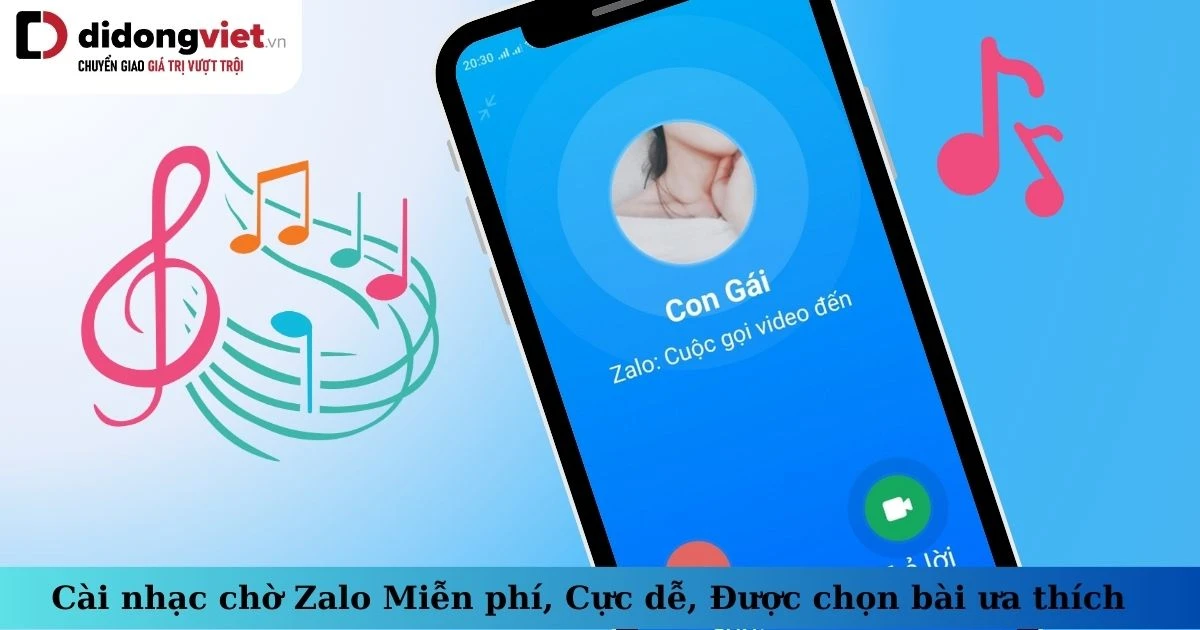 Cài nhạc chờ bằng Zalo
