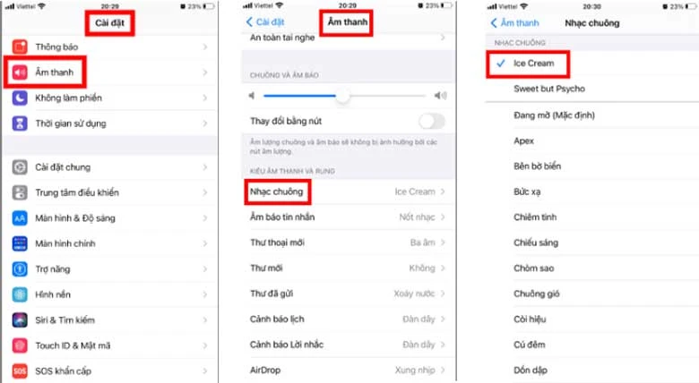 Cài nhạc chuông cho iPhone