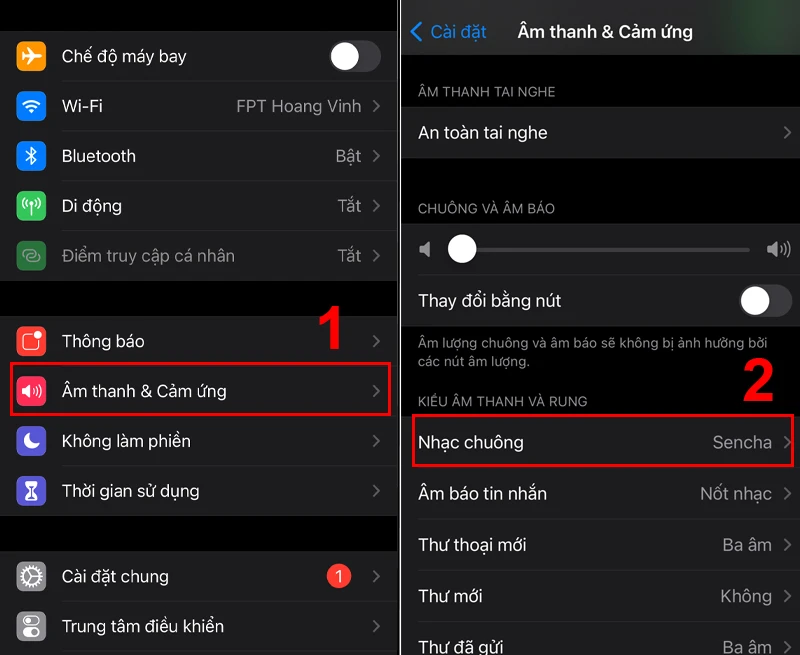 Cài nhạc chuông qua iTunes