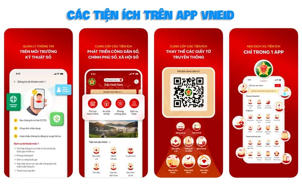 Tiện ích trên ứng dụng