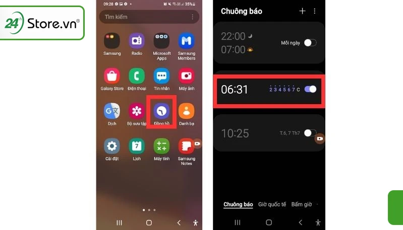 Cài đặt báo thức trên máy tính