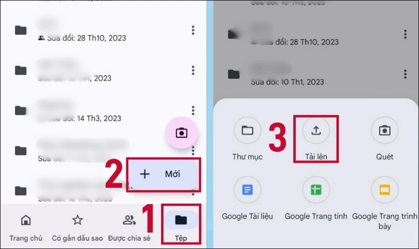 Cách tải ảnh lên Google Drive bằng điện thoại, máy tính 2024