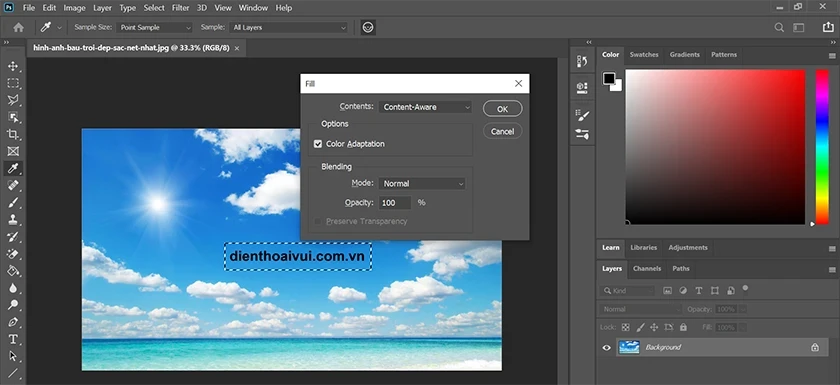 Xóa chữ trên ảnh: Cách xóa chữ, logo trên ảnh online, Photoshop