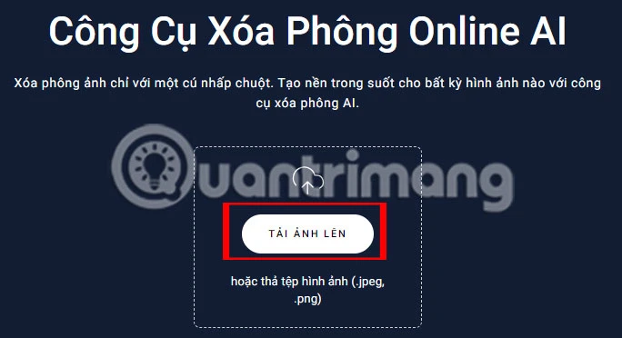 Cách xóa phông online, xóa background ảnh cực dễ