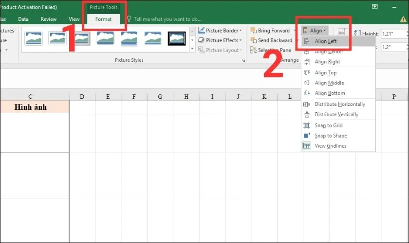 Cách chèn một và nhiều ảnh vào Excel đơn giản, nhanh chóng