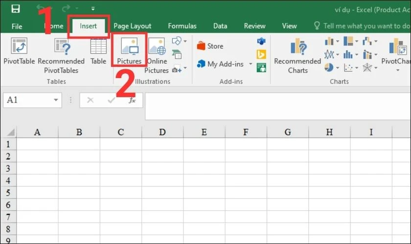 Cách chèn một và nhiều ảnh vào Excel đơn giản, nhanh chóng