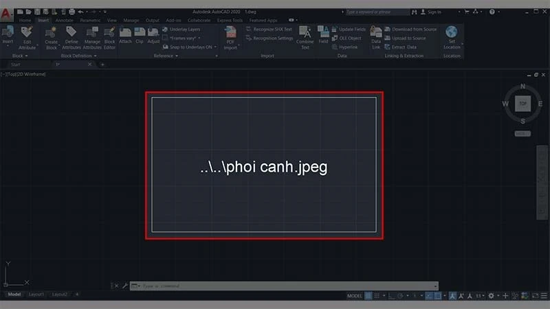 3 cách chèn ảnh vào CAD không bị mất hình cực đơn giản