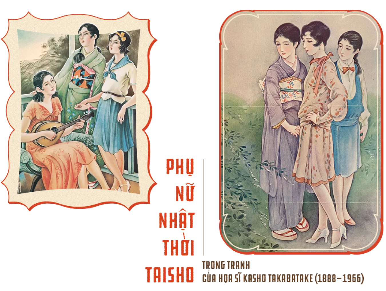 Taisho: Thời đại rực rỡ của thời trang Nhật Bản